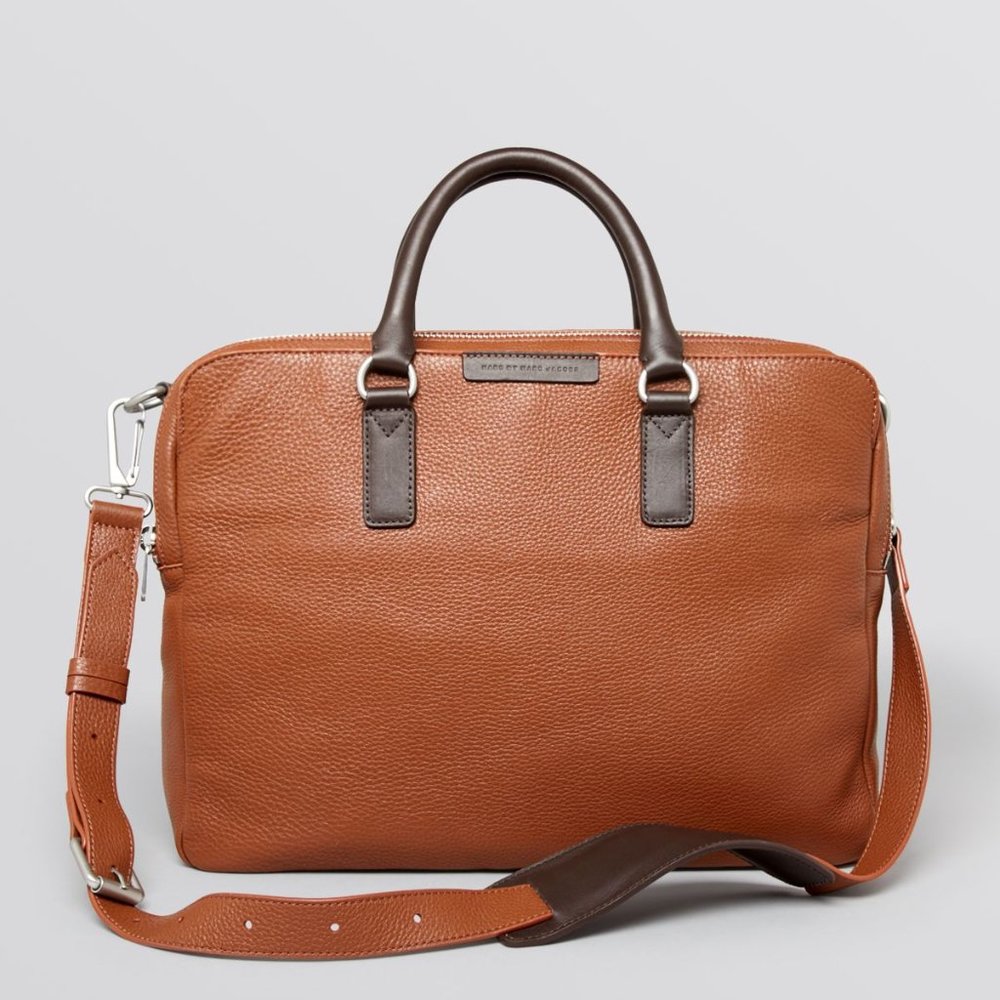 Marc Jacobs Pebbled Leather Briefcase